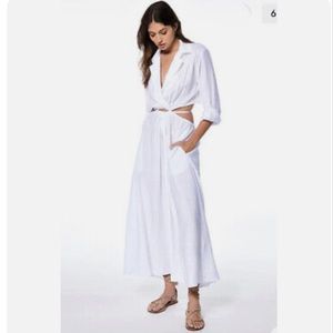 Young Fabulous and Broke White Cutout Dress